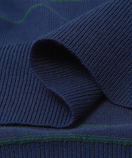 FORK&SPOON(フォークアンドスプーン)の「FORK&SPOON ボーダーショートスリーブニットポロ(ニット/セーター・メンズ・グレー系その他/ブルー系その他・5/4)」の21枚目の写真