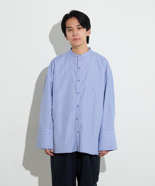 BIRTHDAY BAR（バースデイバー）の「【B-DAY STORE】カフスブラウス　メンズ（シャツ/ブラウス・メンズ・ブルー/ネイビー/イエロー・0）」の5枚目の写真