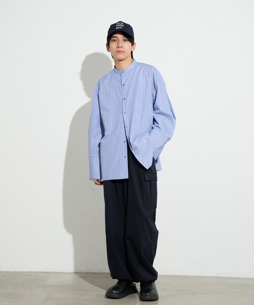 BIRTHDAY BAR（バースデイバー）の「【B-DAY STORE】カフスブラウス　メンズ（シャツ/ブラウス・メンズ・ブルー/ネイビー/イエロー・0）」の9枚目の写真