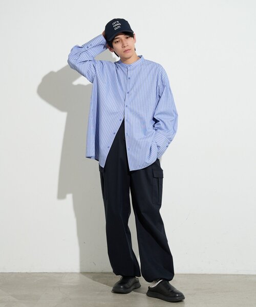 BIRTHDAY BAR（バースデイバー）の「【B-DAY STORE】カフスブラウス　メンズ（シャツ/ブラウス・メンズ・ブルー/ネイビー/イエロー・0）」の10枚目の写真