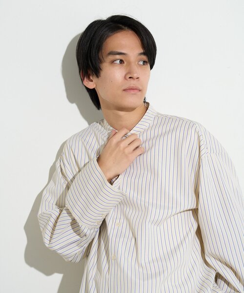 BIRTHDAY BAR（バースデイバー）の「【B-DAY STORE】カフスブラウス　メンズ（シャツ/ブラウス・メンズ・ブルー/ネイビー/イエロー・0）」の19枚目の写真