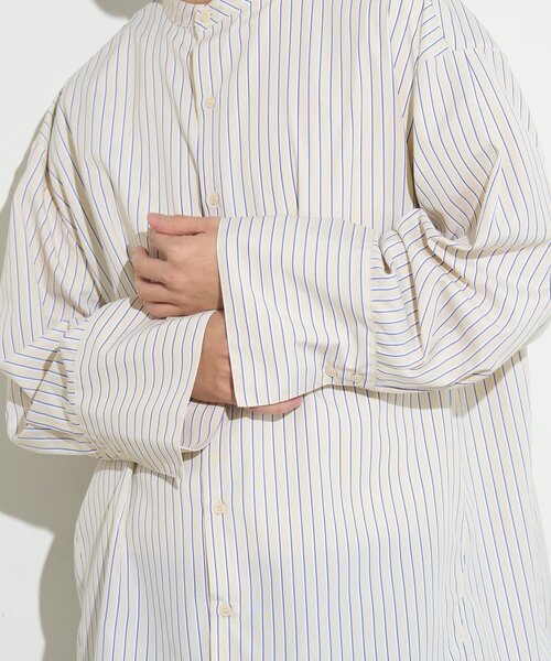 BIRTHDAY BAR（バースデイバー）の「【B-DAY STORE】カフスブラウス　メンズ（シャツ/ブラウス・メンズ・ブルー/ネイビー/イエロー・0）」の21枚目の写真