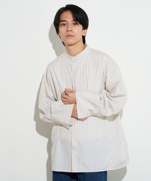 BIRTHDAY BAR（バースデイバー）の「【B-DAY STORE】カフスブラウス　メンズ（シャツ/ブラウス・メンズ・ブルー/ネイビー/イエロー・0）」の3枚目の写真