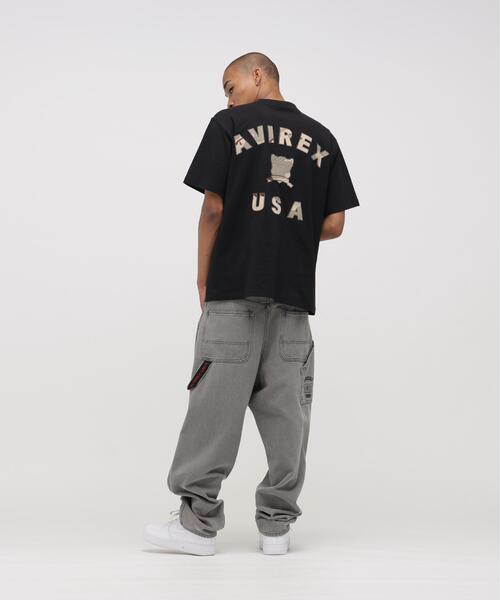 AVIREX(アヴィレックス)の「《直営店限定》VARSITY CAMO T-SHIRT / バーシティ カモ Tシャツ / AVIREX / アヴィレックス(Tシャツ/カットソー・メンズ・ブラック/ホワイト・X-LARGE/LARGE/MEDIUM/XX-LARGE)」の22枚目の写真