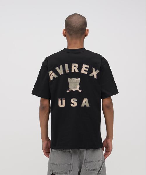 AVIREX(アヴィレックス)の「《直営店限定》VARSITY CAMO T-SHIRT / バーシティ カモ Tシャツ / AVIREX / アヴィレックス(Tシャツ/カットソー・メンズ・ブラック/ホワイト・X-LARGE/LARGE/MEDIUM/XX-LARGE)」の18枚目の写真