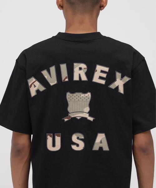 AVIREX(アヴィレックス)の「《直営店限定》VARSITY CAMO T-SHIRT / バーシティ カモ Tシャツ / AVIREX / アヴィレックス(Tシャツ/カットソー・メンズ・ブラック/ホワイト・X-LARGE/LARGE/MEDIUM/XX-LARGE)」の17枚目の写真