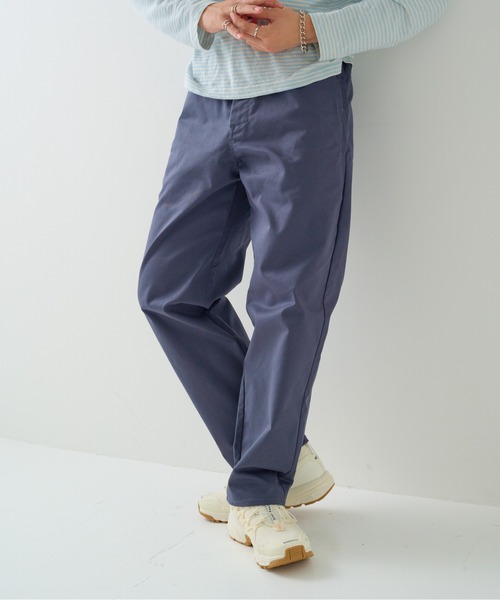 UNIVERSAL OVERALL(ユニバーサルオーバーオール)の「【UNIVERSAL OVERALL】Adictive STANDARD/アディクティブ スタンダード パンツ(その他パンツ・レディース・ブラック/チャコールグレー・32/34/36/30/28)」の2枚目の写真