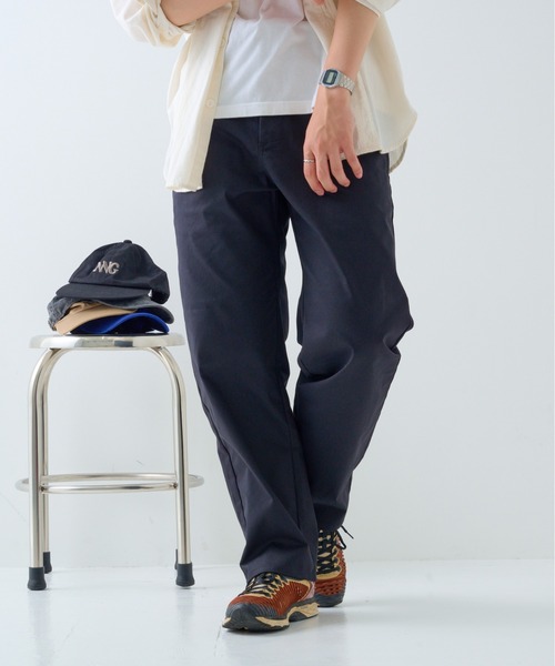 UNIVERSAL OVERALL(ユニバーサルオーバーオール)の「【UNIVERSAL OVERALL】Adictive STANDARD/アディクティブ スタンダード パンツ(その他パンツ・レディース・ブラック/チャコールグレー・32/34/36/30/28)」の1枚目の写真