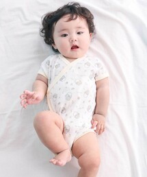 SLAP SLIP BABY（スラップスリップベビー）の「海の生き物&レモン&アニマル総柄半袖肌着ベビー(60~70cm)（肌着）」