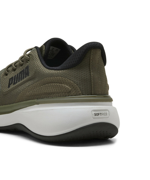 PUMA（プーマ）の「PUMA プーマ ユニセックス ソフトライド EXO シフト ランニングシューズ（スニーカー・メンズ・ブラック/カーキ・25.0cm/25.5cm/26.0cm/23.5cm/24.0cm/24.5cm/26.5cm/28.5cm/22.5cm/23.0cm/27.0cm/27.5cm/28.0cm）」の6枚目の写真