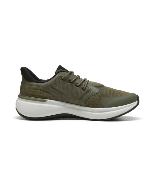 PUMA（プーマ）の「PUMA プーマ ユニセックス ソフトライド EXO シフト ランニングシューズ（スニーカー・メンズ・ブラック/カーキ・25.0cm/25.5cm/26.0cm/23.5cm/24.0cm/24.5cm/26.5cm/28.5cm/22.5cm/23.0cm/27.0cm/27.5cm/28.0cm）」の4枚目の写真