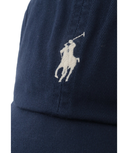 POLO RALPH LAUREN（ポロ ラルフ ローレン）の「＜POLO RALPH LAUREN（ポロ ラルフ ローレン）＞コットンチノクラシックスポーツキャップ（ハット・レディース・ブルー系その他3/ベージュ・FREE）」の7枚目の写真