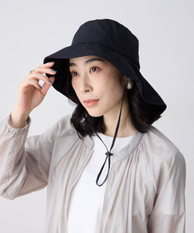 CROSSPLUS ONLINE（クロスプラスオンライン）の「【Wpc.】UVカット接触冷感コンパクトエアリーハット【超軽量55g 帽子 ハット つば部分 完全遮光100％＆完全UVカット100％生地 UPF50+ あご紐付き 調整可能 日焼け対策 紫外線対策】（ハット）」