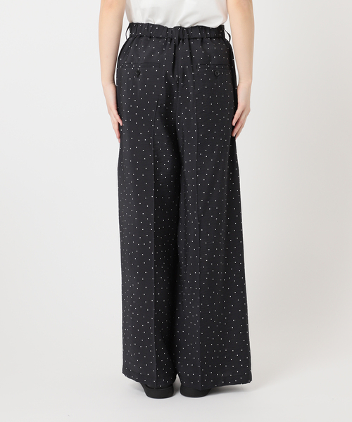 JOURNAL STANDARD（ジャーナルスタンダード）の「ドットプリントワイドパンツ（その他パンツ・レディース・ブラック/ベージュ・FREE）」の14枚目の写真