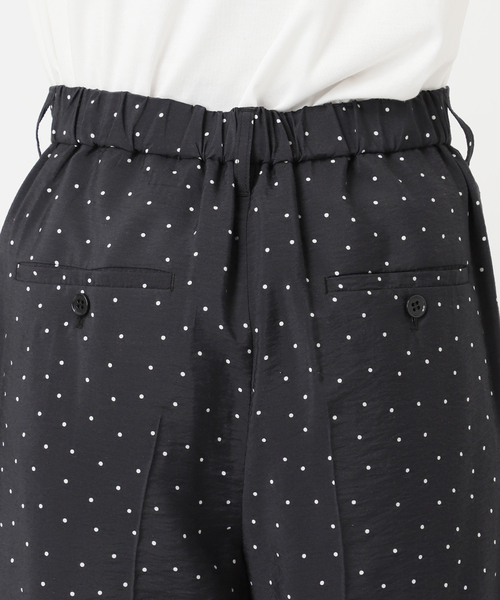 JOURNAL STANDARD（ジャーナルスタンダード）の「ドットプリントワイドパンツ（その他パンツ・レディース・ブラック/ベージュ・FREE）」の5枚目の写真