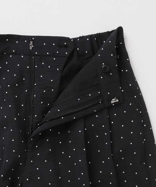 JOURNAL STANDARD（ジャーナルスタンダード）の「ドットプリントワイドパンツ（その他パンツ・レディース・ブラック/ベージュ・FREE）」の8枚目の写真