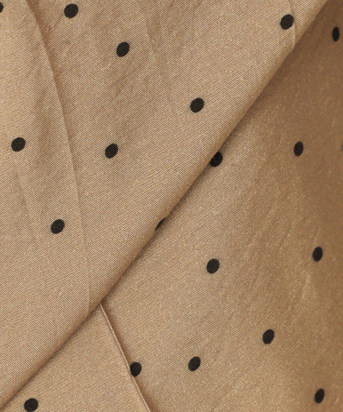 JOURNAL STANDARD（ジャーナルスタンダード）の「ドットプリントワイドパンツ（その他パンツ・レディース・ブラック/ベージュ・FREE）」の4枚目の写真