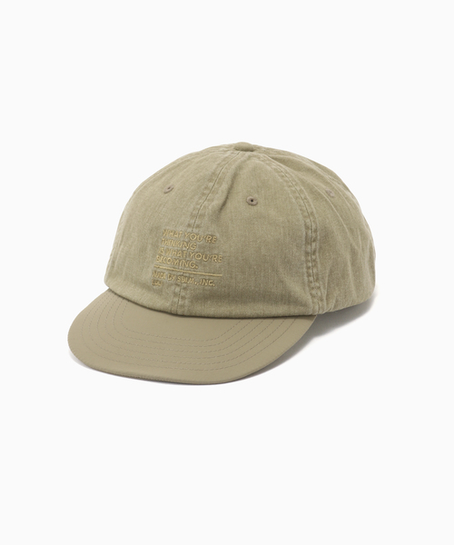 B.C STOCK（ベーセーストック）の「sublimeroe / サブライムロー STONEWASH FREE BRIM CAP（キャップ・メンズ・ベージュ/グリーン/ブラック・FREE）」の2枚目の写真