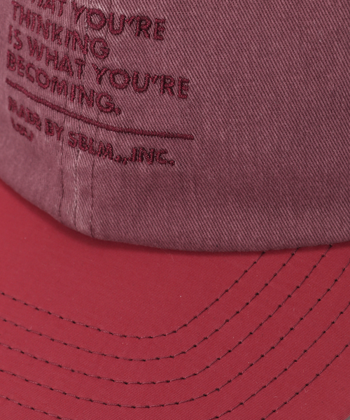 B.C STOCK（ベーセーストック）の「sublimeroe / サブライムロー STONEWASH FREE BRIM CAP（キャップ・メンズ・ベージュ/グリーン/ブラック/ワインレッド・FREE）」の10枚目の写真