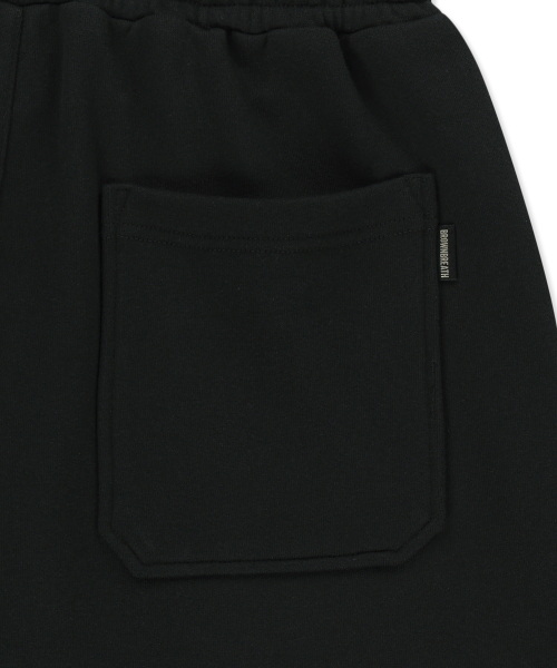 BROWNBREATH(ブラウンブレス)の「TAG TUCK SWEAT SHORTS - BLACK(その他パンツ・レディース・その他・SMALL/MEDIUM/LARGE/X-LARGE)」の3枚目の写真