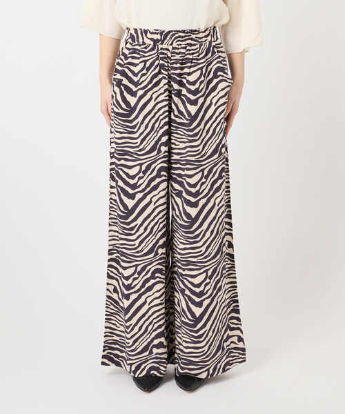journal standard L'essage(ジャーナルスタンダードレサージュ)の「別注【LUSANA / ルサーナ】CICI PANT:パンツ(その他パンツ・レディース・ベージュ/ブラック・X-SMALL/SMALL)」の14枚目の写真