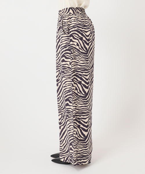 journal standard L'essage(ジャーナルスタンダードレサージュ)の「別注【LUSANA / ルサーナ】CICI PANT:パンツ(その他パンツ・レディース・ベージュ/ブラック・X-SMALL/SMALL)」の15枚目の写真