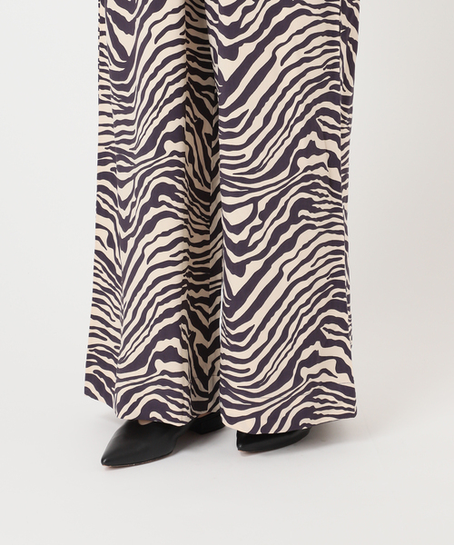 journal standard L'essage(ジャーナルスタンダードレサージュ)の「別注【LUSANA / ルサーナ】CICI PANT:パンツ(その他パンツ・レディース・ベージュ/ブラック・X-SMALL/SMALL)」の21枚目の写真