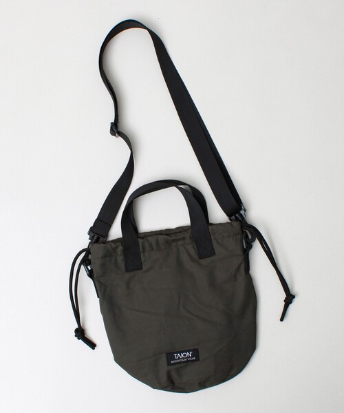 TAION（タイオン）の「【TAION / タイオン】MOUNTAIN BUCKET BAG（ショルダーバッグ・メンズ・ブラック/オリーブ/ライトグレー/ネイビー・FREE）」の17枚目の写真