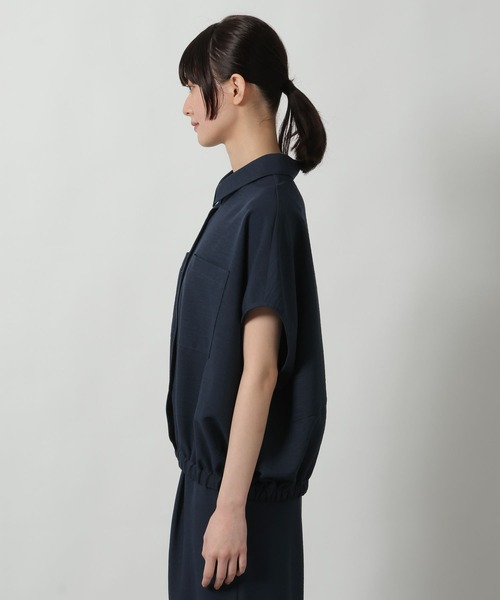 LAKOLE（ラコレ）の「サップVTGダブルPKシャツ / 657122（シャツ/ブラウス・レディース・ネイビー/チャコール/グレー・FREE）」の7枚目の写真