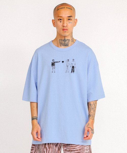 AJOBYAJO（アジョバイアジョ）の「Girls Can Shoot T-Shirt [Sky Blue]（Tシャツ/カットソー・レディース・その他・L/XL/M）」の5枚目の写真