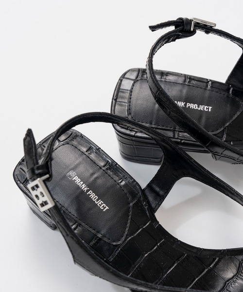 PRANK PROJECT(プランクプロジェクト)の「【2026Summer Pre-Order】ローヒールトングサンダル / Low Heel Thong Sandals(サンダル・レディース・ブラック・36/37/38)」の4枚目の写真