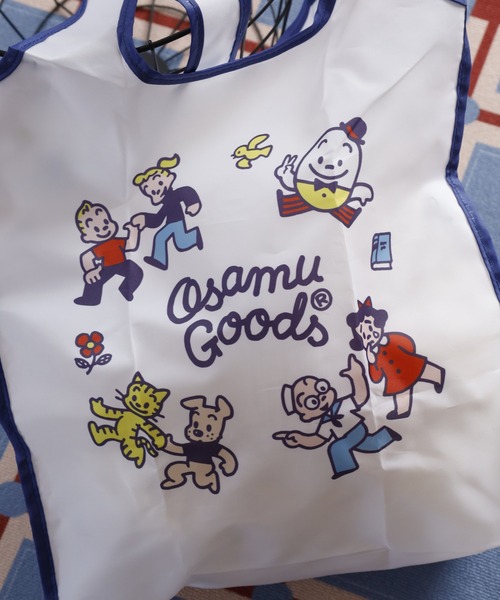 FUNALIVE（ファンアライブ）の「OSAMUGOODS エコバッグ（エコバッグ/サブバッグ・レディース・ホワイト・ONE SIZE）」の3枚目の写真