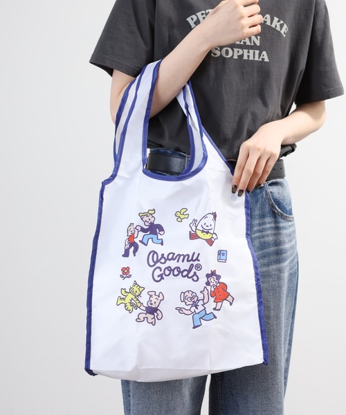 FUNALIVE（ファンアライブ）の「OSAMUGOODS エコバッグ（エコバッグ/サブバッグ・レディース・ホワイト・ONE SIZE）」の11枚目の写真