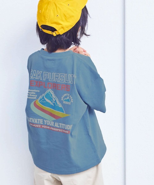 Life Support Products(ライフサポートプロダクツ)の「【プチプラ】デイリープリント半袖Tシャツ(Tシャツ/カットソー・キッズ・オレンジ/ホワイト/ブラック/ブラウン/ネイビー/パープル/イエロー/ピンク/オフホワイト/レッド/チャコール/ライトピンク/ダークブルー/杢グレー/ブラック系その他/ホワイト系その他/マスタード/エメラルド/アイボリー/ブルー・95/130/80/120/110/100/90/150/140)」の14枚目の写真