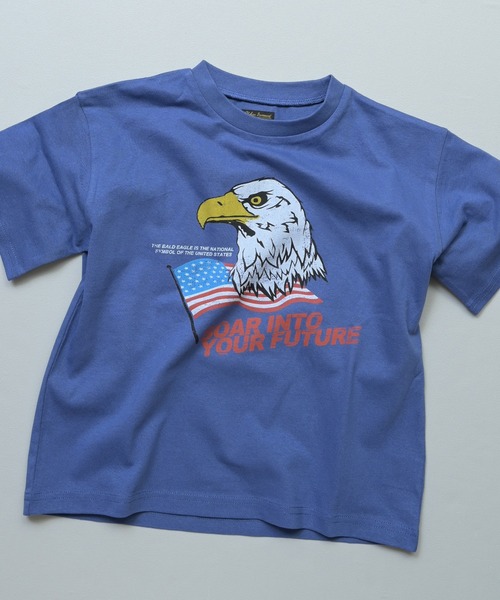 Life Support Products(ライフサポートプロダクツ)の「【プチプラ】デイリープリント半袖Tシャツ(Tシャツ/カットソー・キッズ・オレンジ/ホワイト/ブラック/ブラウン/ネイビー/パープル/イエロー/ピンク/オフホワイト/レッド/チャコール/ライトピンク/ダークブルー/杢グレー/ブラック系その他/ホワイト系その他/マスタード/エメラルド/アイボリー/ブルー・95/130/80/120/110/100/90/150/140)」の12枚目の写真