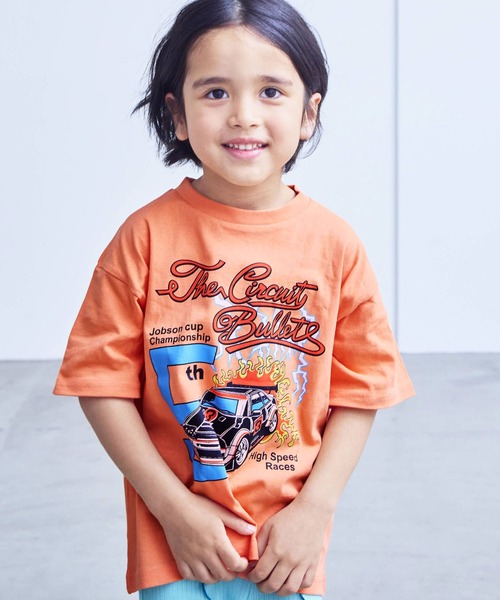 Life Support Products(ライフサポートプロダクツ)の「【プチプラ】デイリープリント半袖Tシャツ(Tシャツ/カットソー・キッズ・オレンジ/ホワイト/ブラック/ブラウン/ネイビー/パープル/イエロー/ピンク/オフホワイト/レッド/チャコール/ライトピンク/ダークブルー/杢グレー/ブラック系その他/ホワイト系その他/マスタード/エメラルド/アイボリー/ブルー・95/130/80/120/110/100/90/150/140)」の20枚目の写真