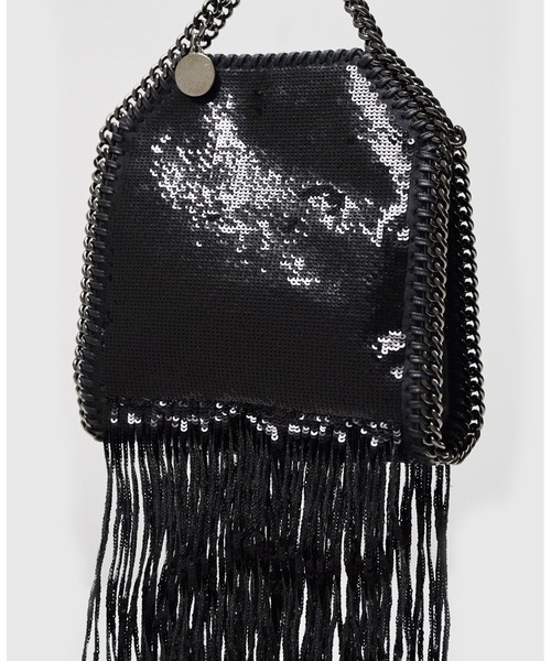 Limited-Edition Falabella Sequin Fringe Tiny Tote Bag / 限定