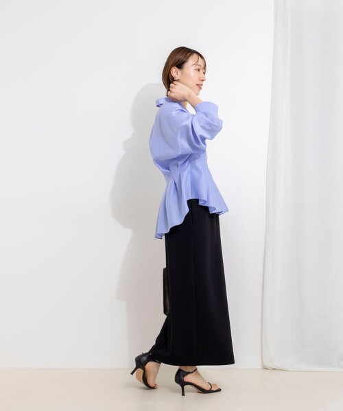 NOLLEY’S(ノーリーズ)の「ウォッシャブル高機能ジップタイトスカート(スカート・レディース・ブラック/ホワイト・38/36)」の12枚目の写真