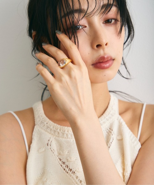 Trish（トリッシュ）の「クリアストーンリング（リング・レディース・シルバー/ゴールド・FREE）」の20枚目の写真
