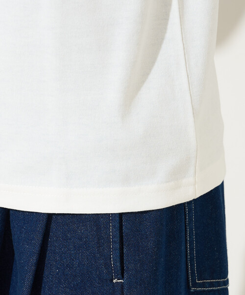 FREAK'S STORE(フリークスストア)の「FRUIT OF THE LOOM × FREAK'S STORE/フルーツオブザルーム 別注 パックTシャツ/ワンポイント刺繍 Tシャツ(Tシャツ/カットソー・レディース・ブルーグリーン/ピンク/ブルー/ベージュ・フリ-)」の14枚目の写真