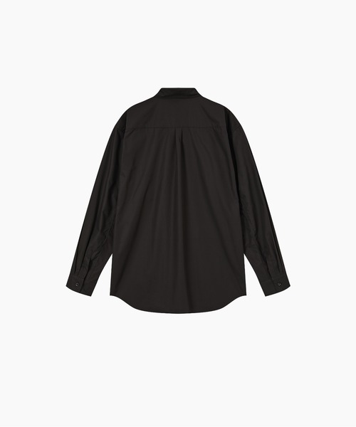 une MARQUE INCONUE（ユヌマルクアンコニュ）の「Object No.01 Black Shirt（シャツ/ブラウス・メンズ・ブラック・SMALL/MEDIUM/LARGE）」の2枚目の写真