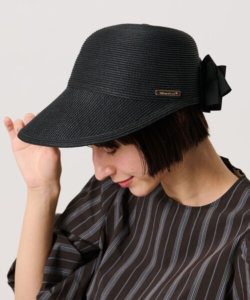 Athena New York(アシーナニューヨーク)の「【一部別注】<Athena New York>NAOMI CHOU キャップ(キャップ・レディース・グレー系/ブラック・FREE)」の2枚目の写真