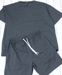 SHISKY（シスキー）の「マルチファンクション オーバーサイズSETUP 半袖Tシャツ ハーフパンツ 上下セット（セットアップ）」