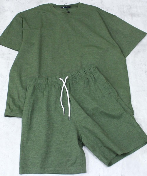 SHISKY(シスキー)の「マルチファンクション オーバーサイズSETUP 半袖Tシャツ ハーフパンツ 上下セット(セットアップ・メンズ・ブラック/オフホワイト/チャコール/ベージュ/カーキ・M/XL/L)」の8枚目の写真