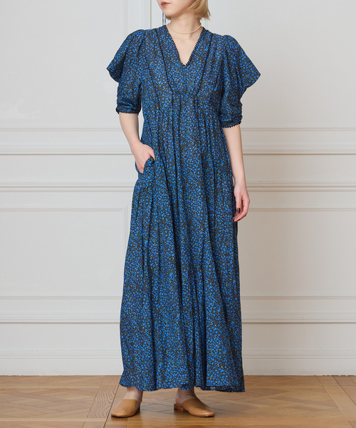 IENA LA BOUCLE Flower プリントワンピース（ワンピース）｜IENA LA