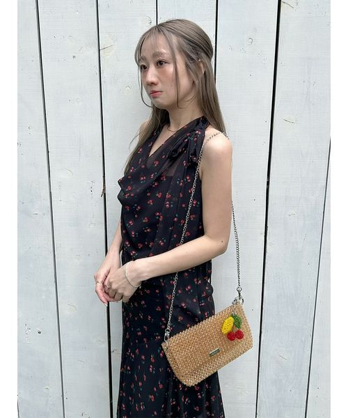 LILY BROWN（リリーブラウン）の「[L.B CANDY STOCK]フルーツビーズバッグ（ショルダーバッグ・レディース・ブラック/ブルー/オレンジ・F）」の17枚目の写真