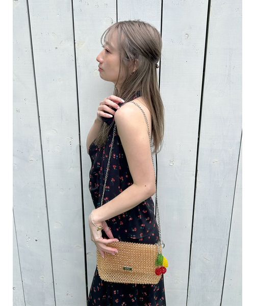 LILY BROWN（リリーブラウン）の「[L.B CANDY STOCK]フルーツビーズバッグ（ショルダーバッグ・レディース・ブラック/ブルー/オレンジ・F）」の19枚目の写真