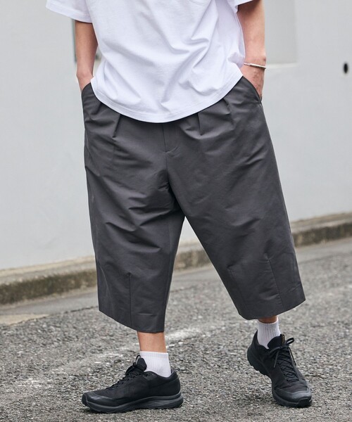 FREAK'S STORE（フリークスストア）の「限定展開 Drymix(R)/ドライミックス ワイドシルエット タックスリークウォーターパンツ/速乾/UVカット（その他パンツ・メンズ・ベージュ/チャコールグレー/ブラック・SMALL/MEDIUM/LARGE）」の21枚目の写真