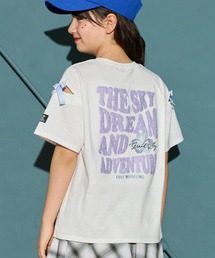 BISKEE（ビスキー）の「ハイビスカス 相良刺繍 半袖 Tシャツ カットソー（Tシャツ/カットソー）」