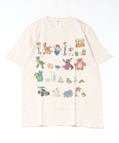 PIXAR(ピクサー)の「【 Disney/Pixar 】 ディズニー/ピクサー プリントTシャツ 26S4(Tシャツ/カットソー・レディース・ネイビー/スミクロ/ナチュラル/ブラック・MEDIUM/LARGE/X-LARGE)」の1枚目の写真